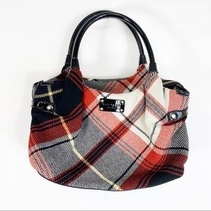 Kate Spade Georgetown Plaid Purse EUC